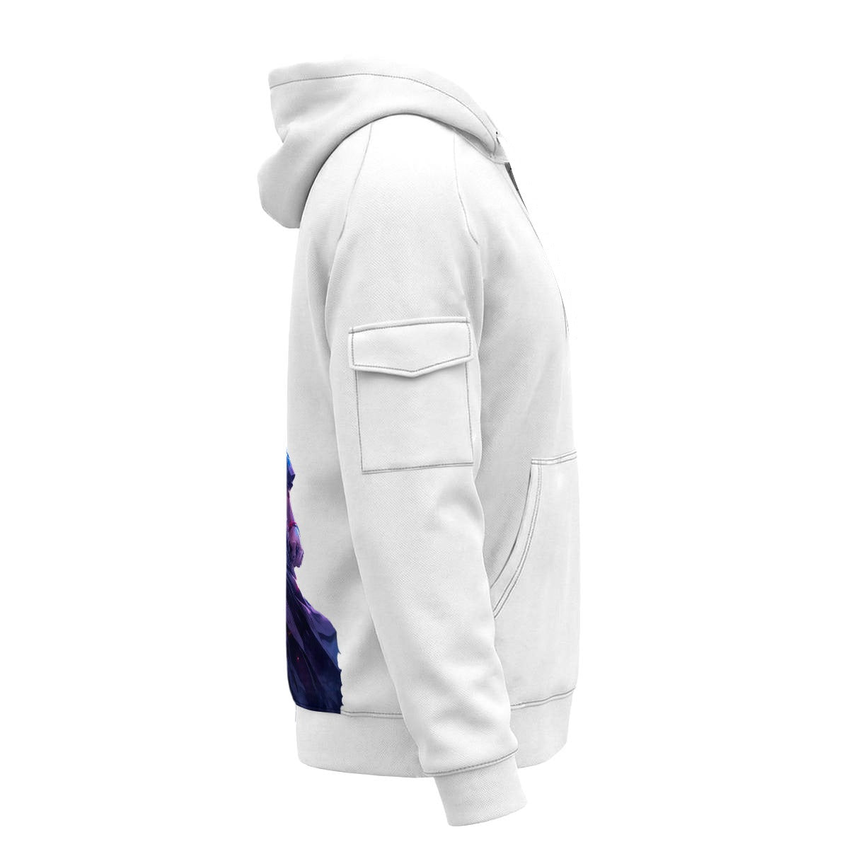 Anime Dimension Sword Art All-Over Print Men’s Fleece Half-Zip Hoodie With Arm Pockets