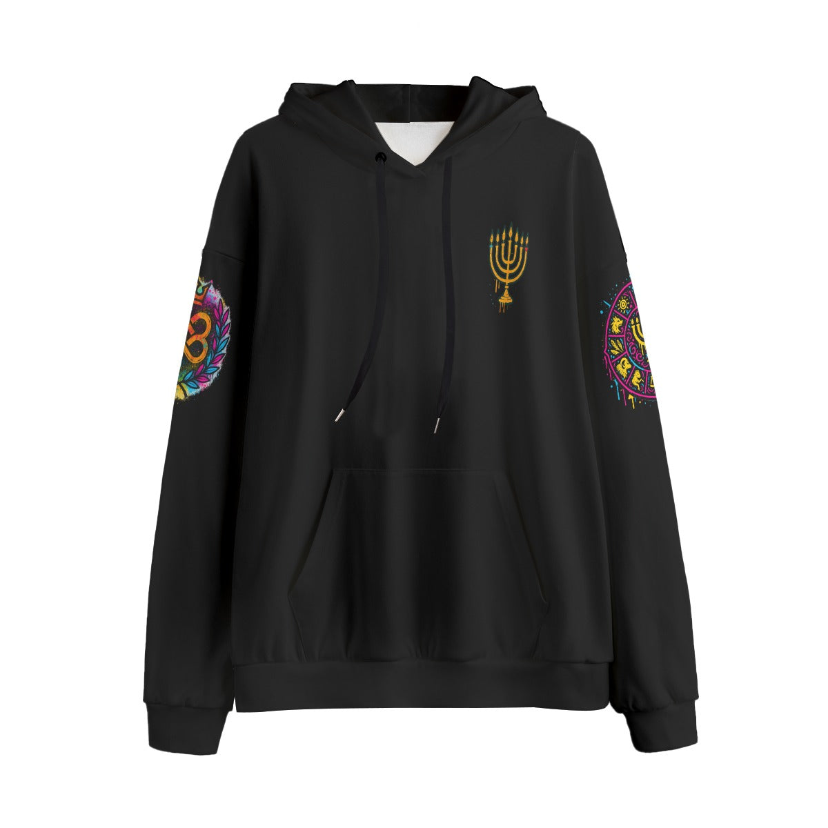 Sabali Patience All-Over Print Unisex Plus Fleece Pullover Hoodie