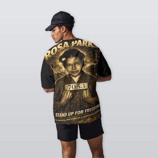 Rosa Oversize Crewneck T-Shirt|230GSM Cotton