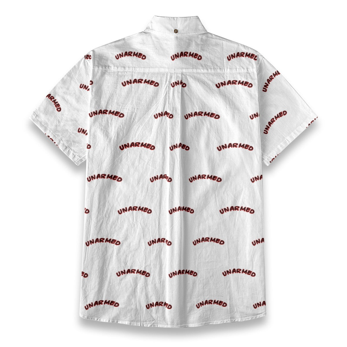 Unarmed Men's Breathable White Bamboo Cotton Shirt