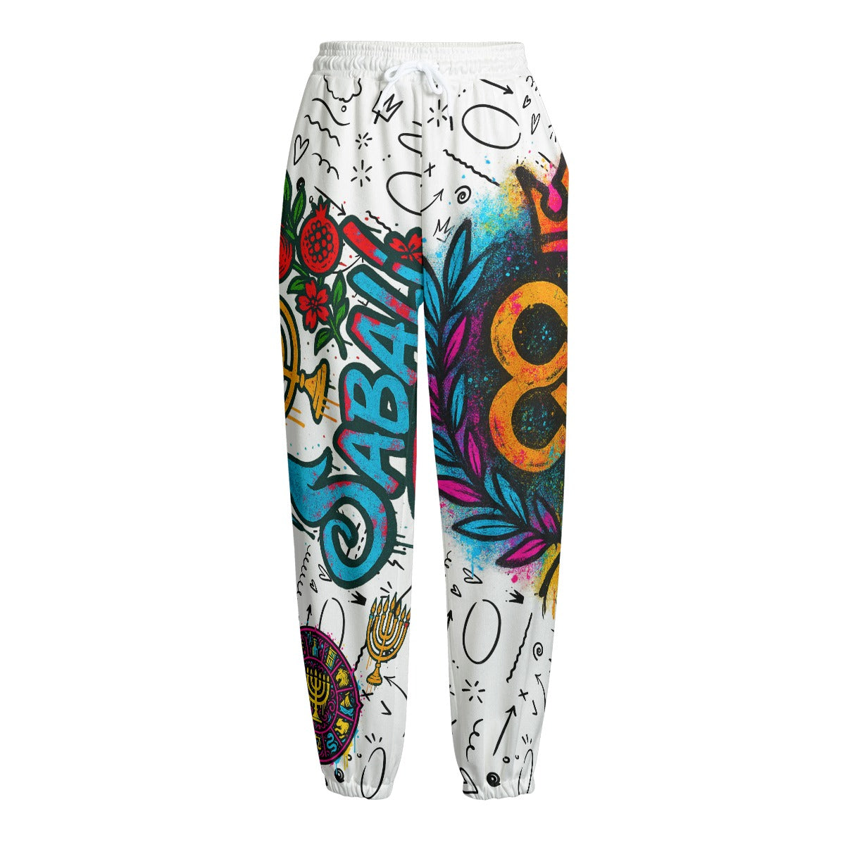 Sabali Patience All-Over Print Unisex Knitted Fleece Pants