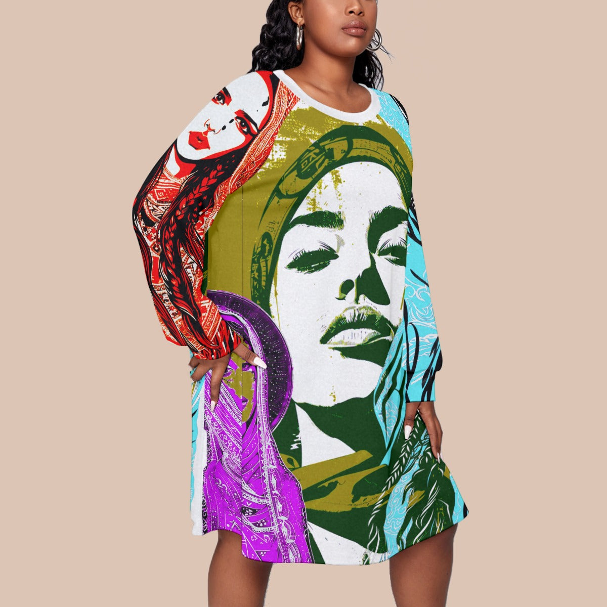 We Are Israel Women's Dress With Raglan Sleeve