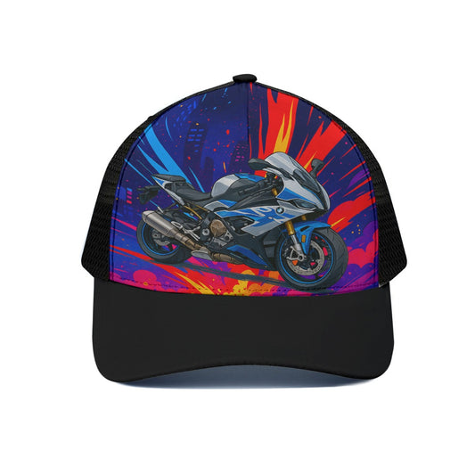 s1k Trucker Hat With Black Half-mesh