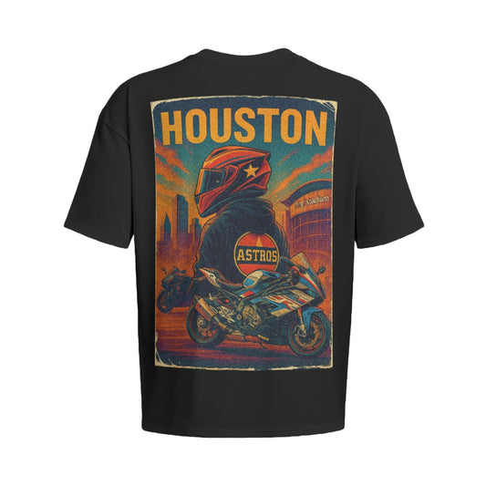 Houston All-Over Print Men's Raglan Short Sleeve T-Shirt|180GSM COTTON