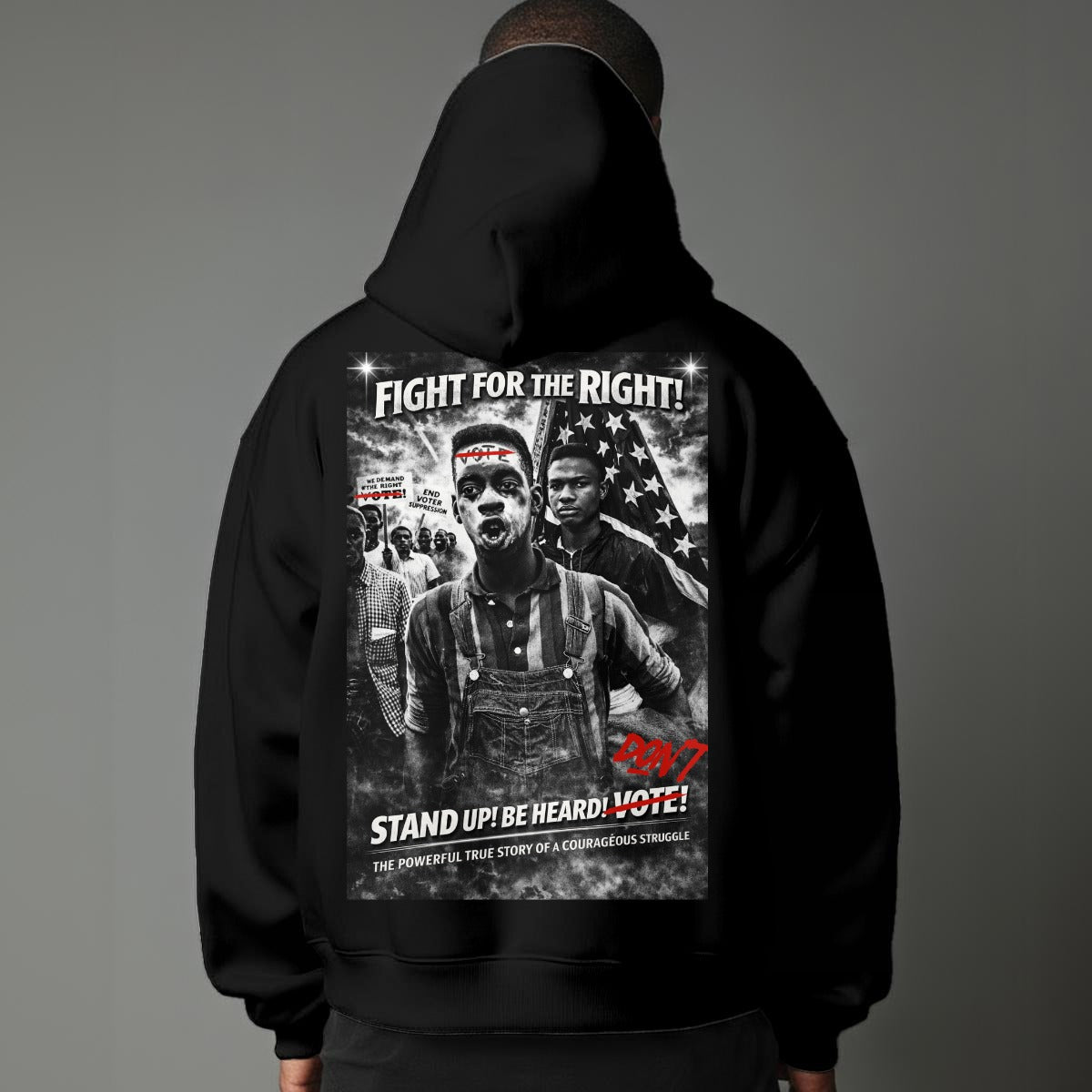 Don't Vote Unisex Pullover Hoodie with Micro-Fleece Lining|DTF