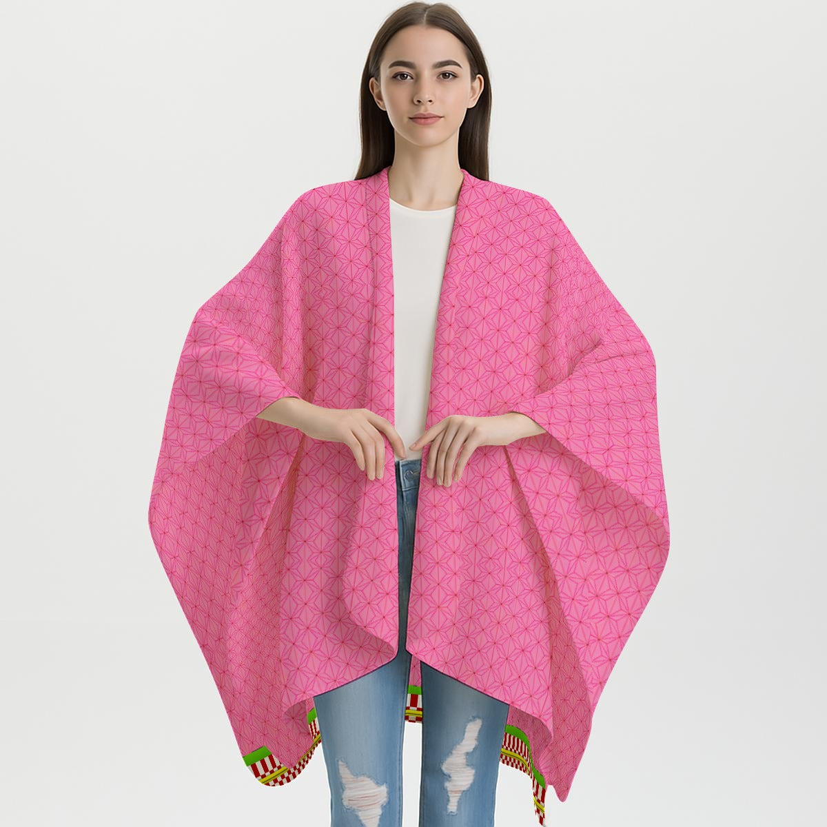 Nezuko All-Over Print All-Season Soft Touch Shawl