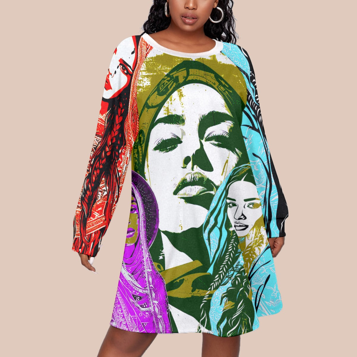 We Are Israel Women's Dress With Raglan Sleeve
