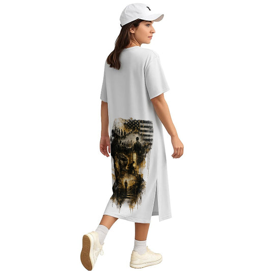 Requiem Women's Midi T-Shirt Dress t-shirt dress - product image 1