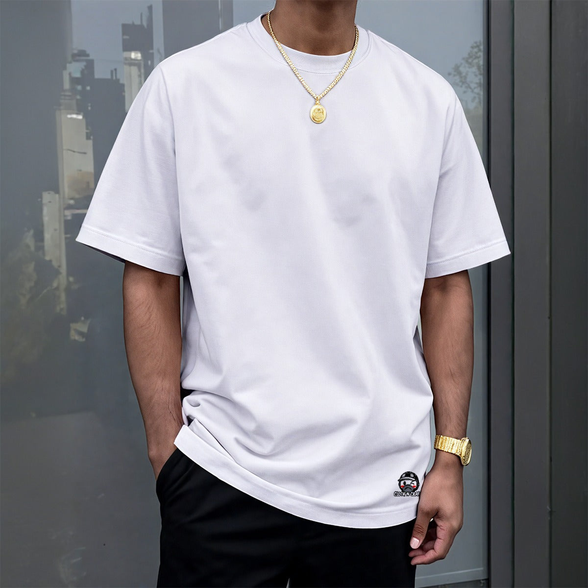 Poseidon Wave God Hoodie | Bold Greek Mythology Bust T‑Shirt | Urban Hype Streetwear