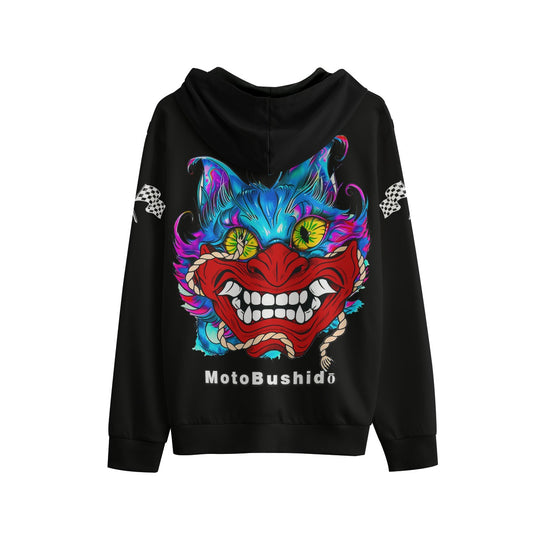 MotoBushidō All-Over Print Men's Pullover Hoodie | Interlock