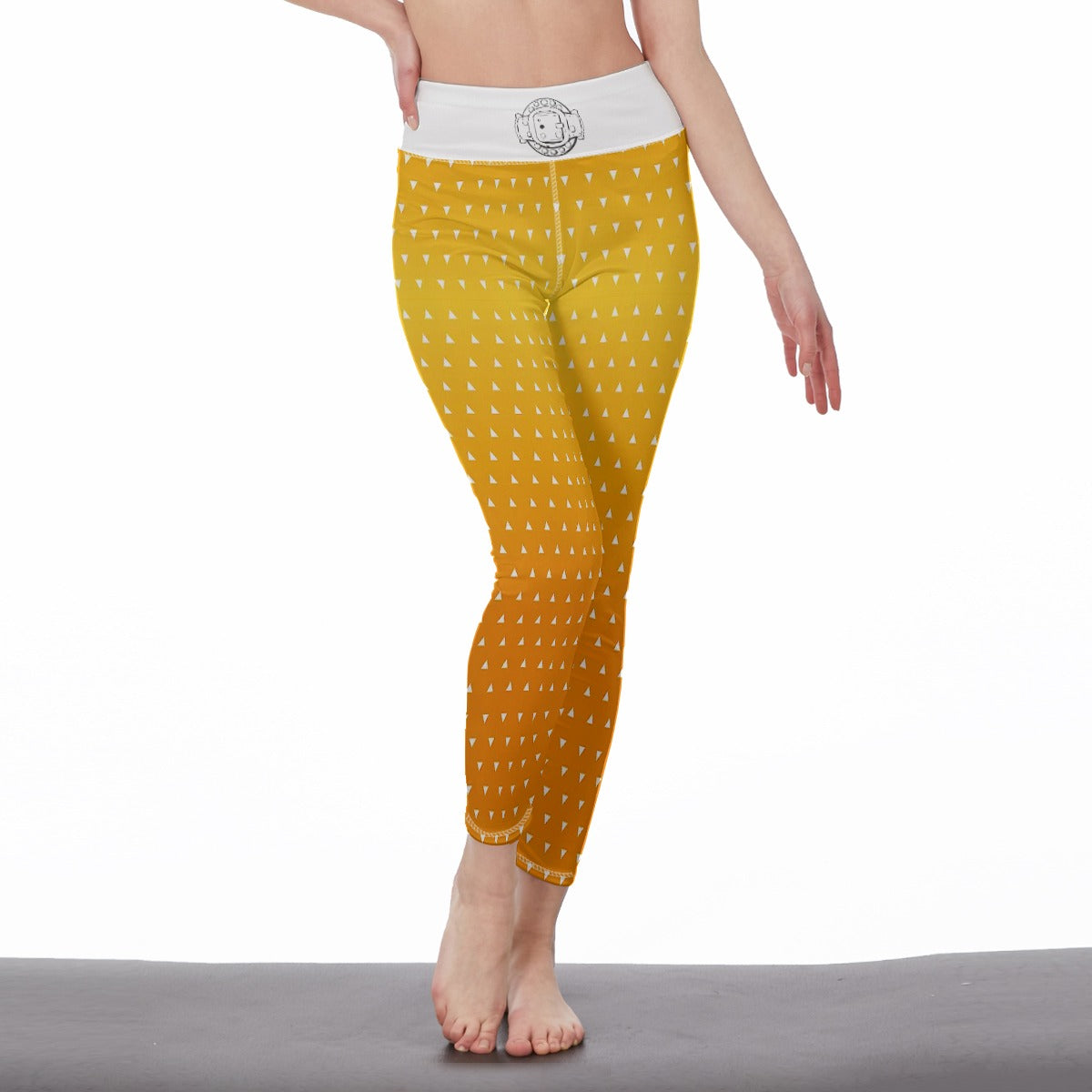 Zenitsu Slayer Of Demons Women’s High-Waisted Yoga Pants|210GSM