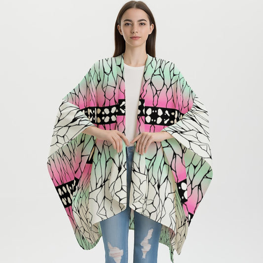 Shinobu All-Over Print All-Season Soft Touch Shawl