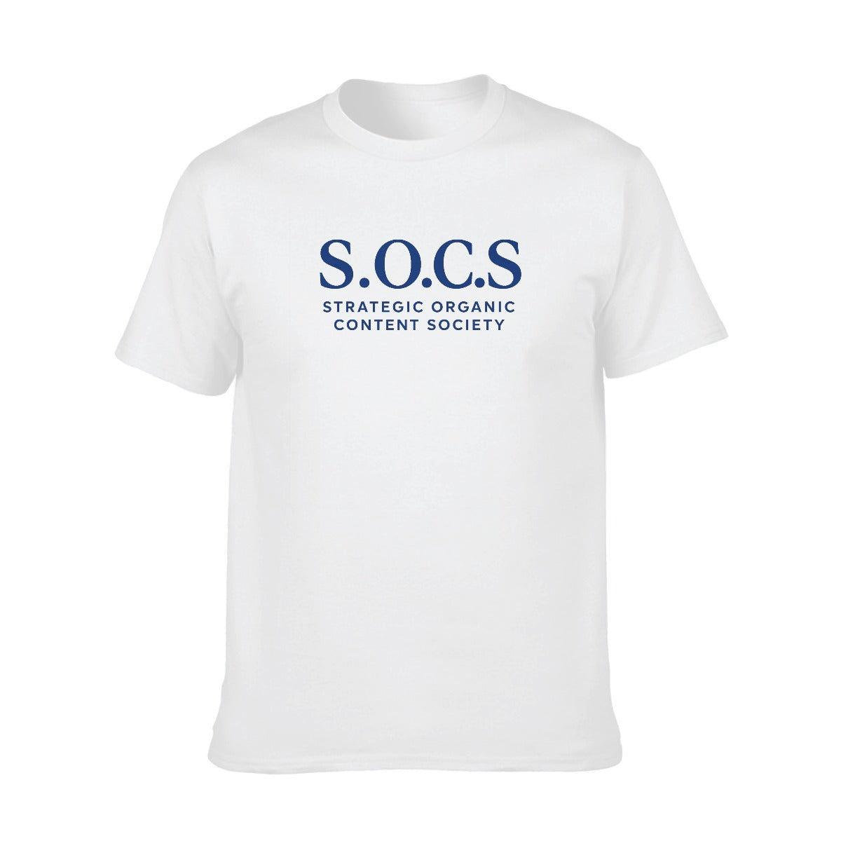 Urban Streetwear SOCS Society O-neck Short Sleeve T-Shirt | 180GSM Cotton (DTF)