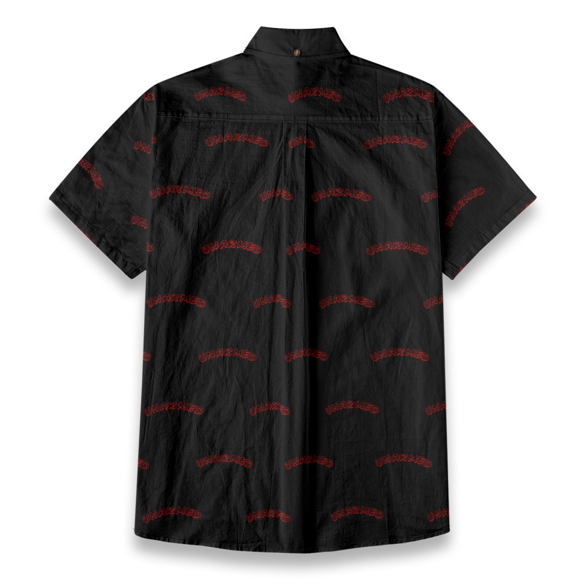 Unarmed Men's Breathable Black Bamboo Cotton Shirt