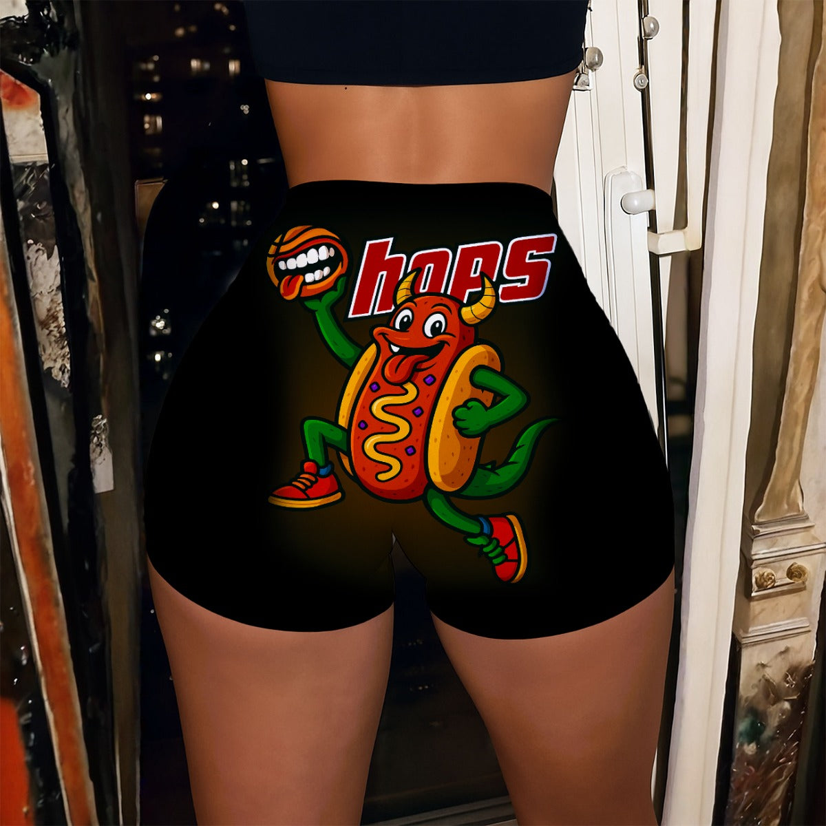 Hops Glizzila Women’s High-Stretch Shorts