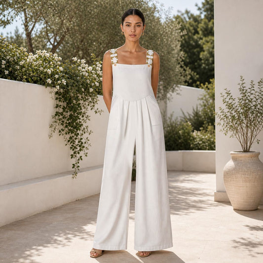 Women's Wide-Leg Jumpsuit jumpsuit - product image 2 alternate view