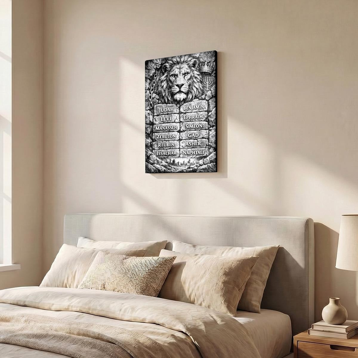 Vertical Framed Canvas Wall Art