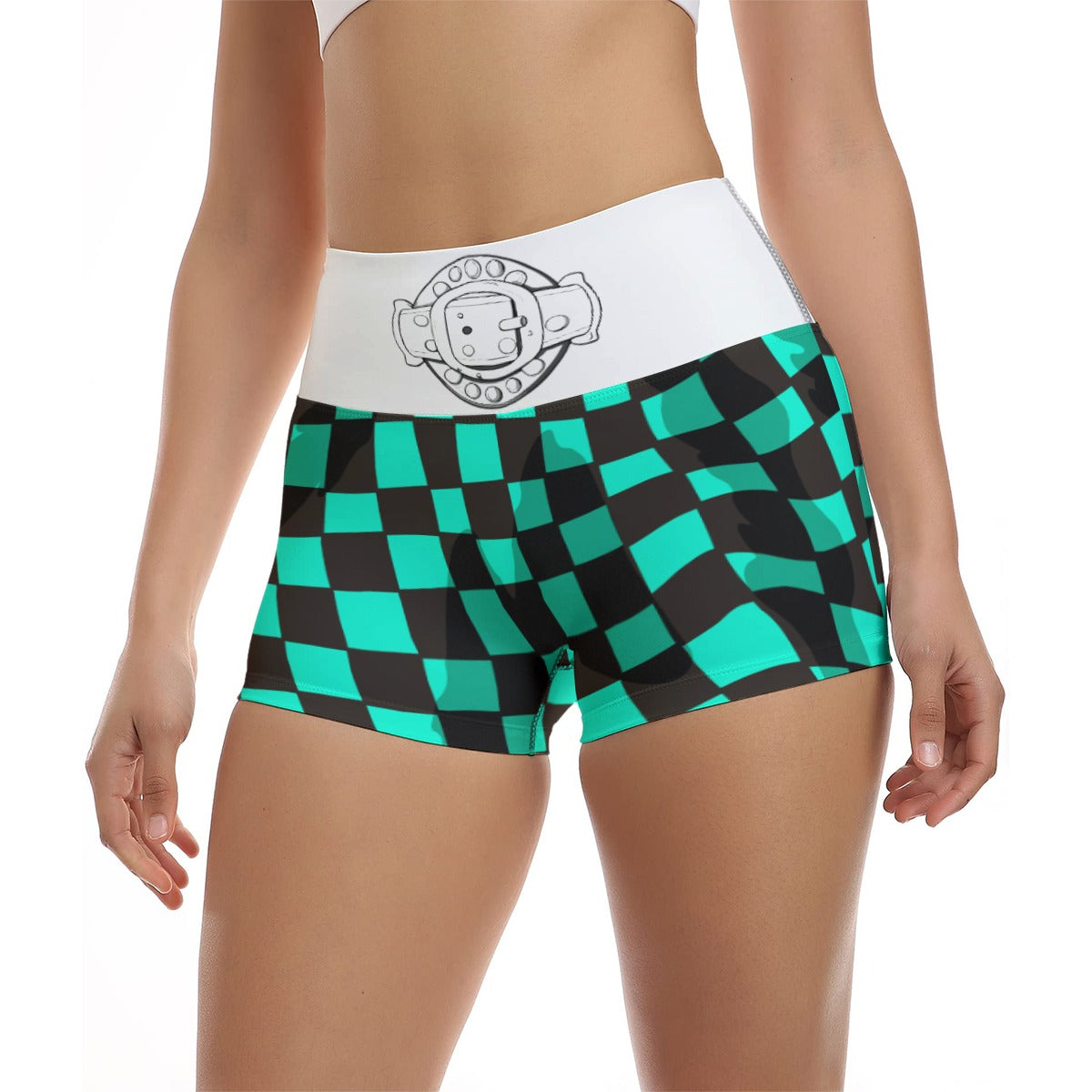 Tanjiro Slayer Of Demons Women's Ultra-Short Yoga Shorts