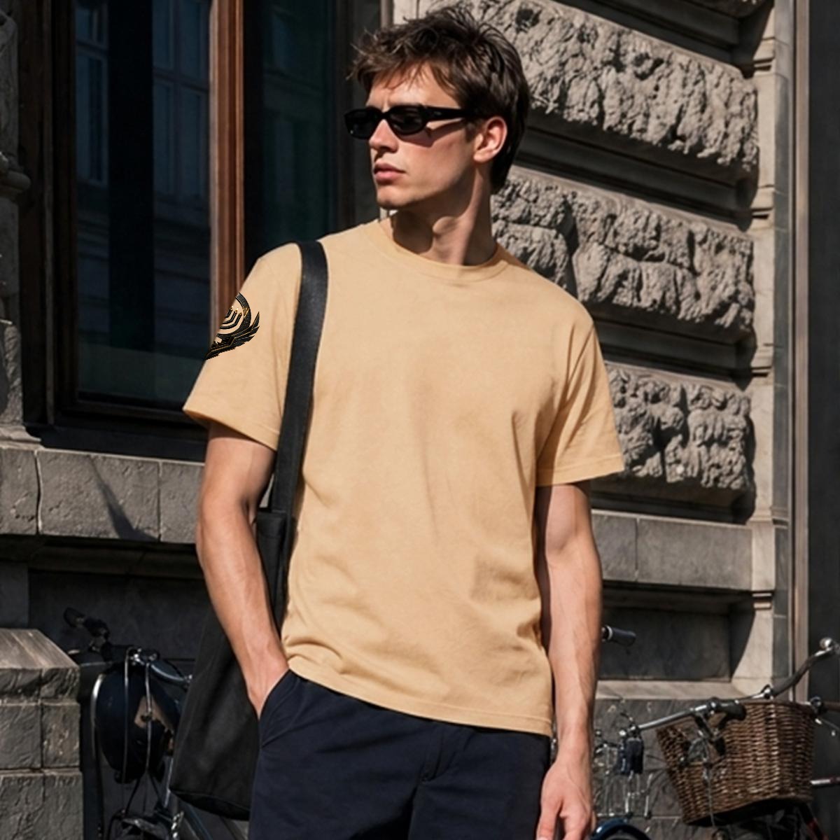 Men's Heavyweight Crew Neck T-Shirt|DTF