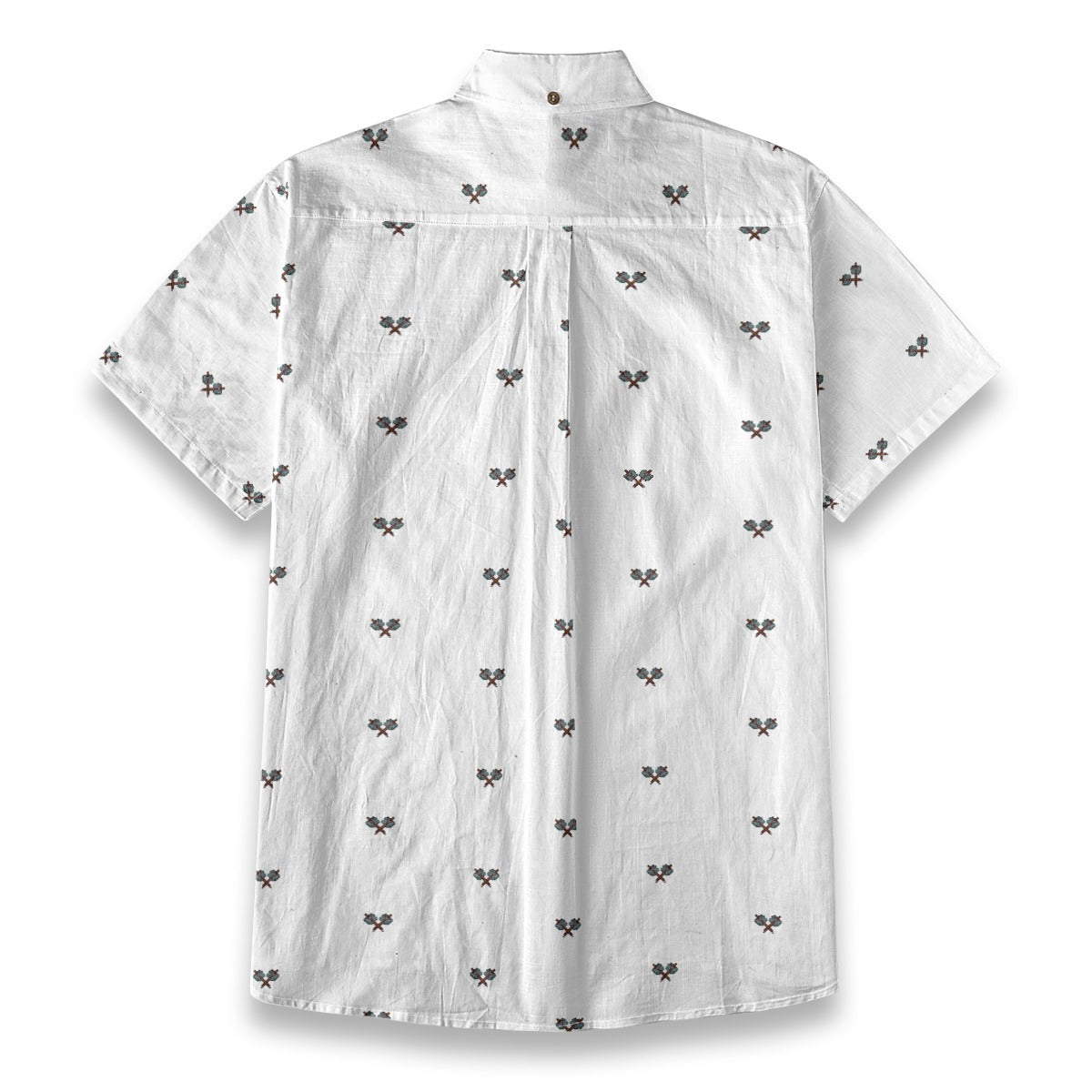 Maccabees Men's Breathable White Bamboo Cotton Shirt