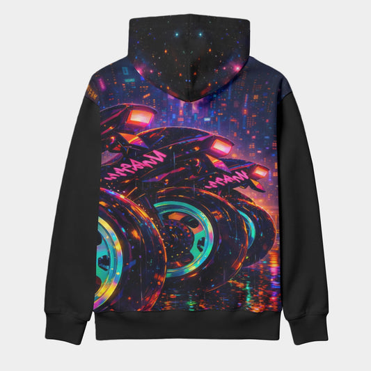 Backshots All-Over Print Men's Thicken Pullover Hoodie