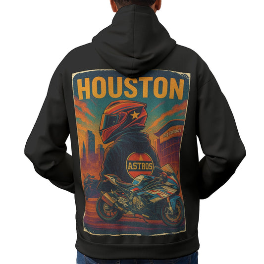 Houston Gone Wild All-Over Print Unisex Plus Fleece Pullover Hoodie