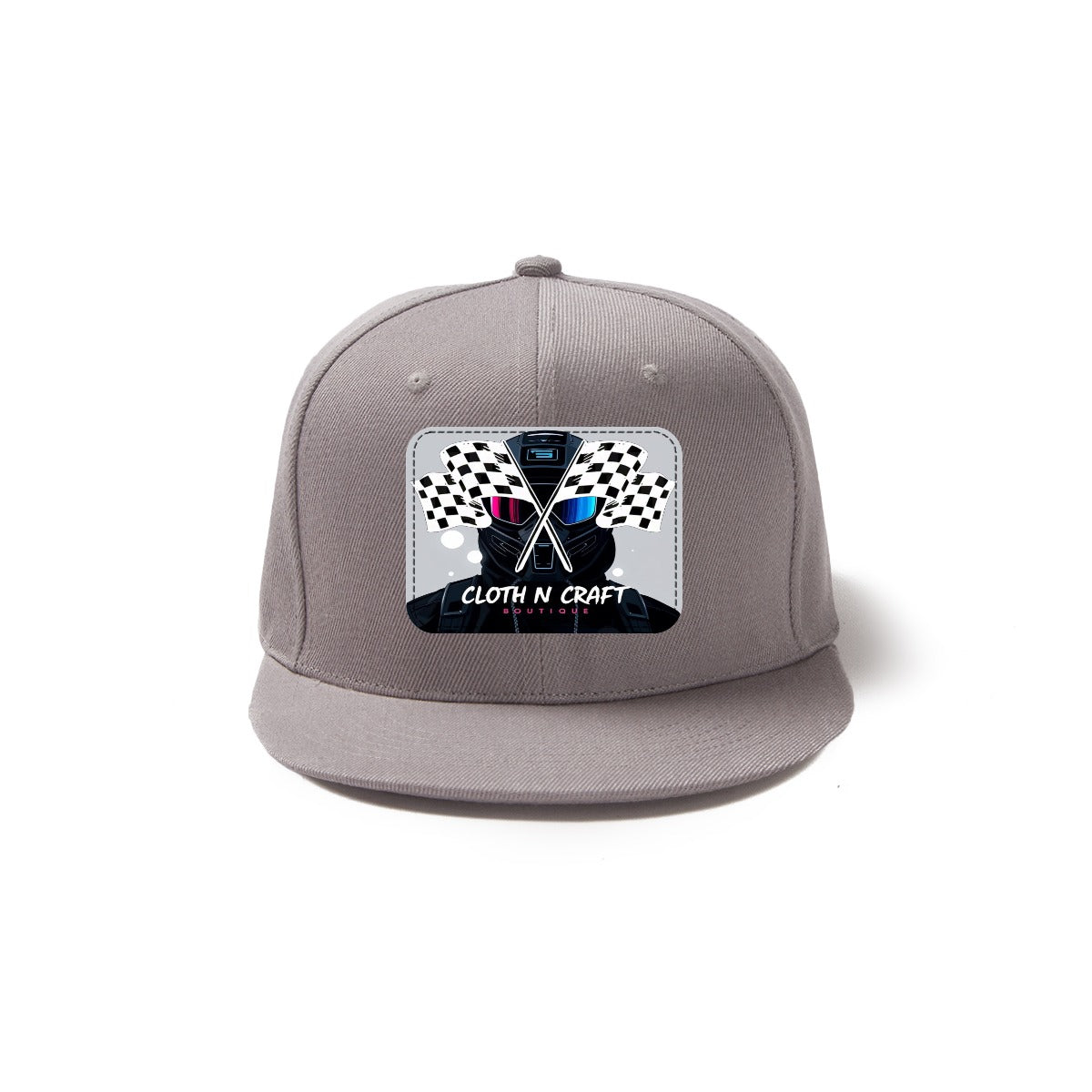 Snapback Hat with Metal Buckle