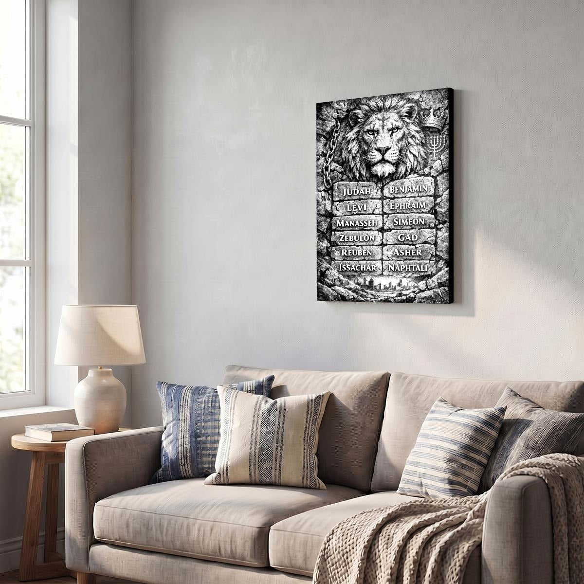 Vertical Framed Canvas Wall Art