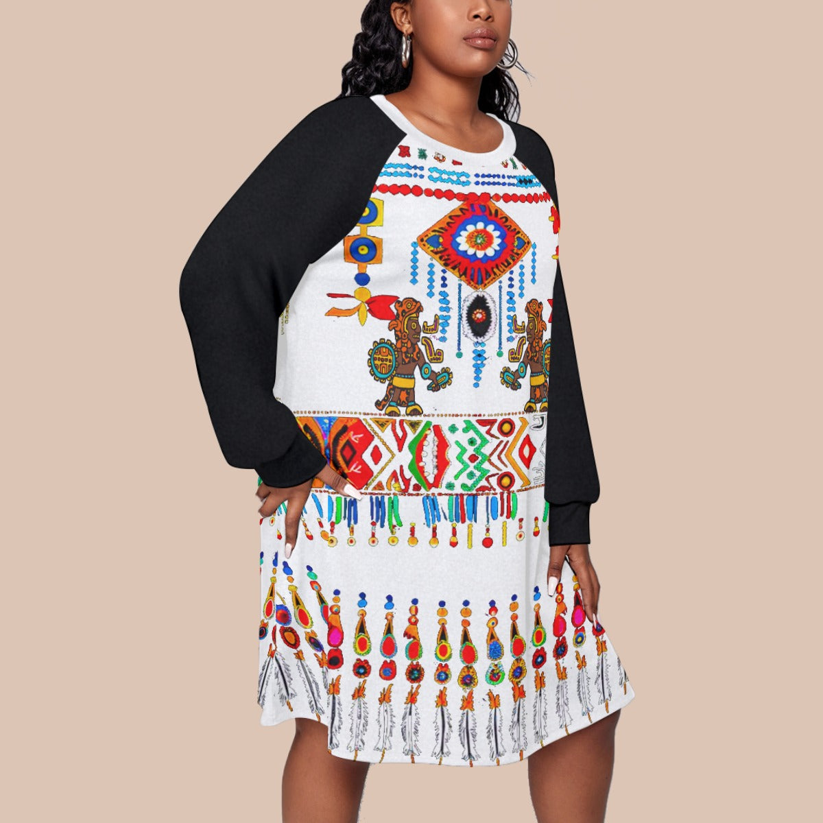 We Are Israel Women's Dress With Raglan Sleeve