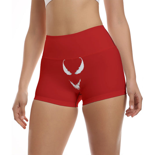 All-Over Print Women's Ultra-Short Yoga Shorts