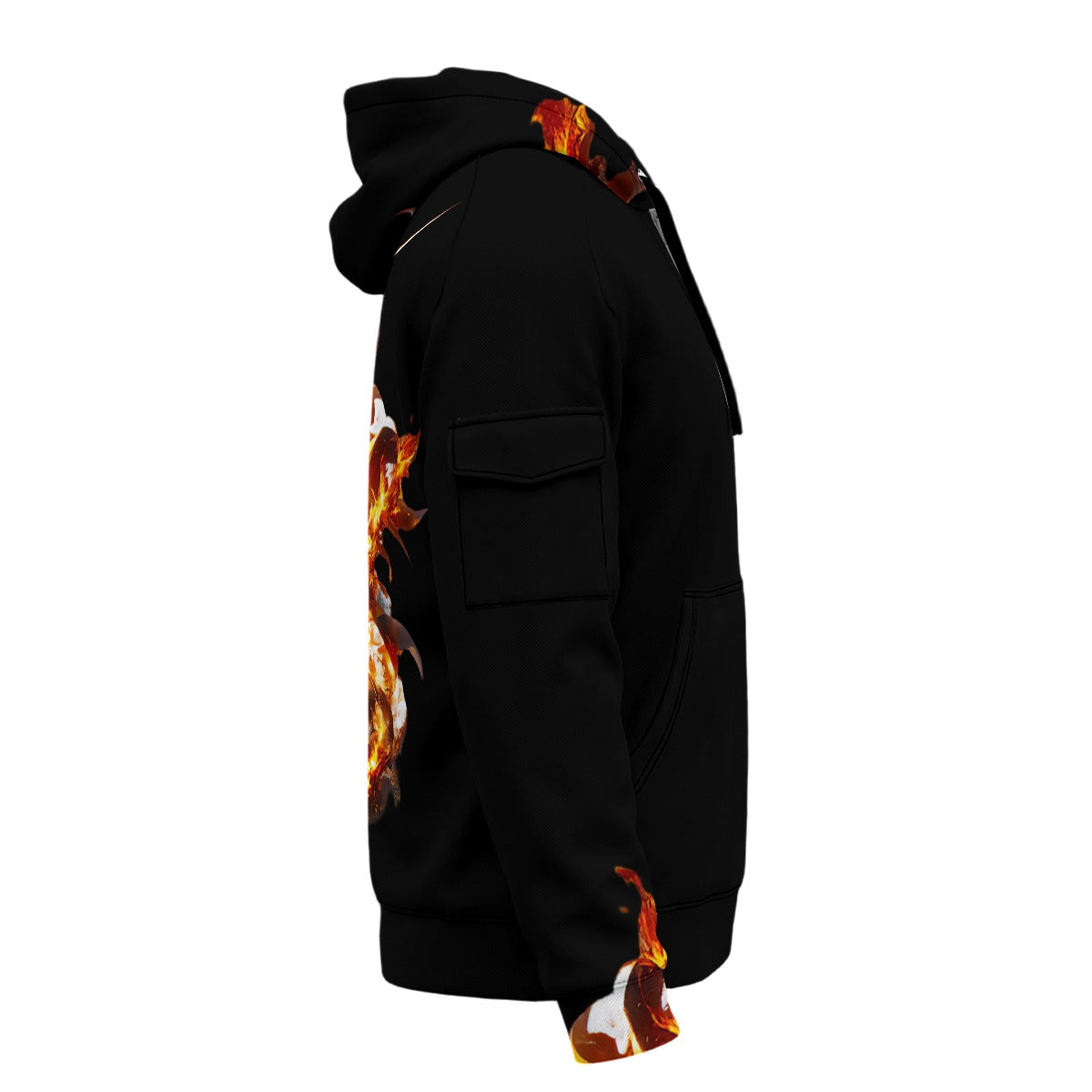 Anime Dimension Slayer Of Demons All-Over Print Men’s Fleece Half-Zip Hoodie With Arm Pockets