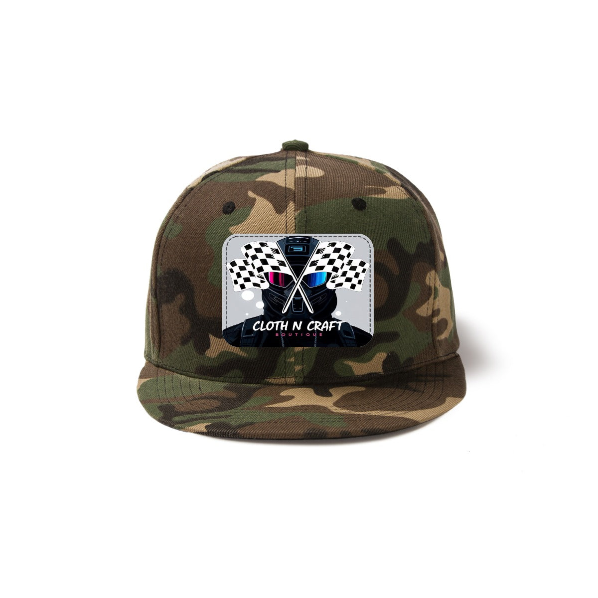 Snapback Hat with Metal Buckle