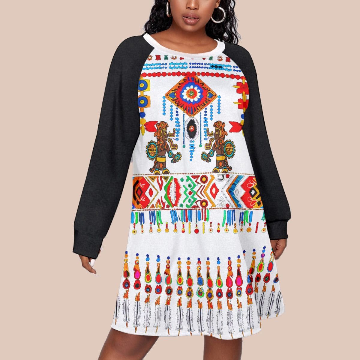 We Are Israel Women's Dress With Raglan Sleeve