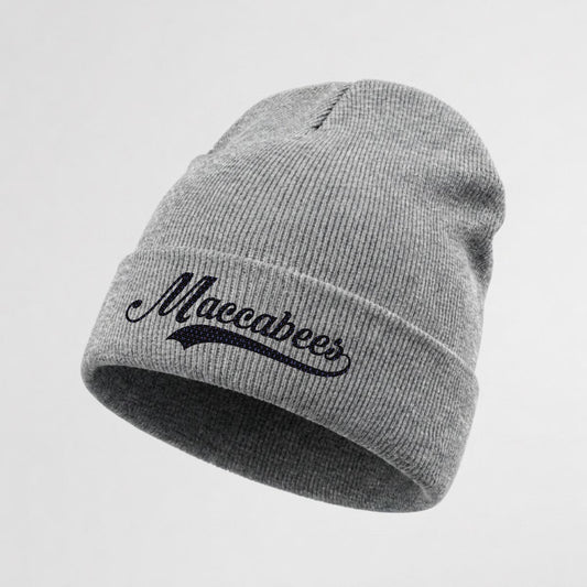 Maccabees Embroidered Knit Beanie