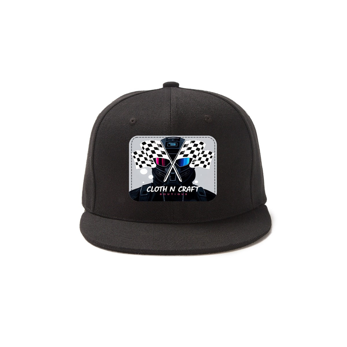 Snapback Hat with Metal Buckle