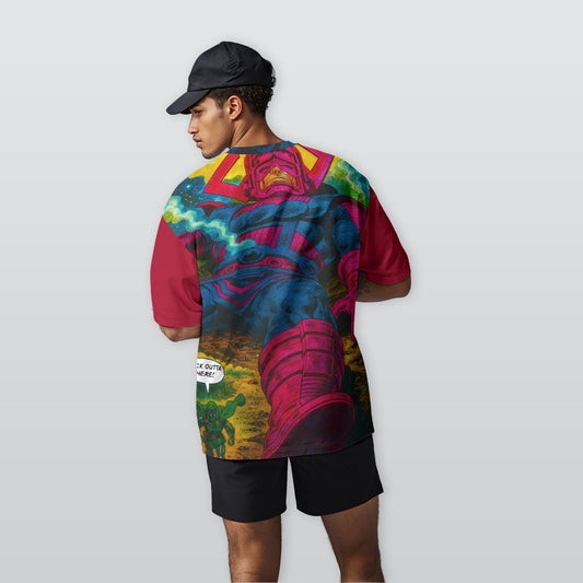 Urban Streetwear SOCS Society Print Men’s Heavyweight Cotton Crewneck T-Shirt|230GSM Cotton