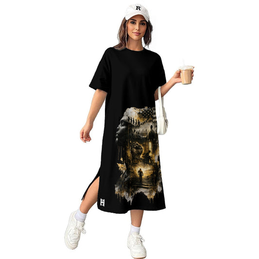 Requiem Women's Midi T-Shirt Dress t-shirt dress - product image 1