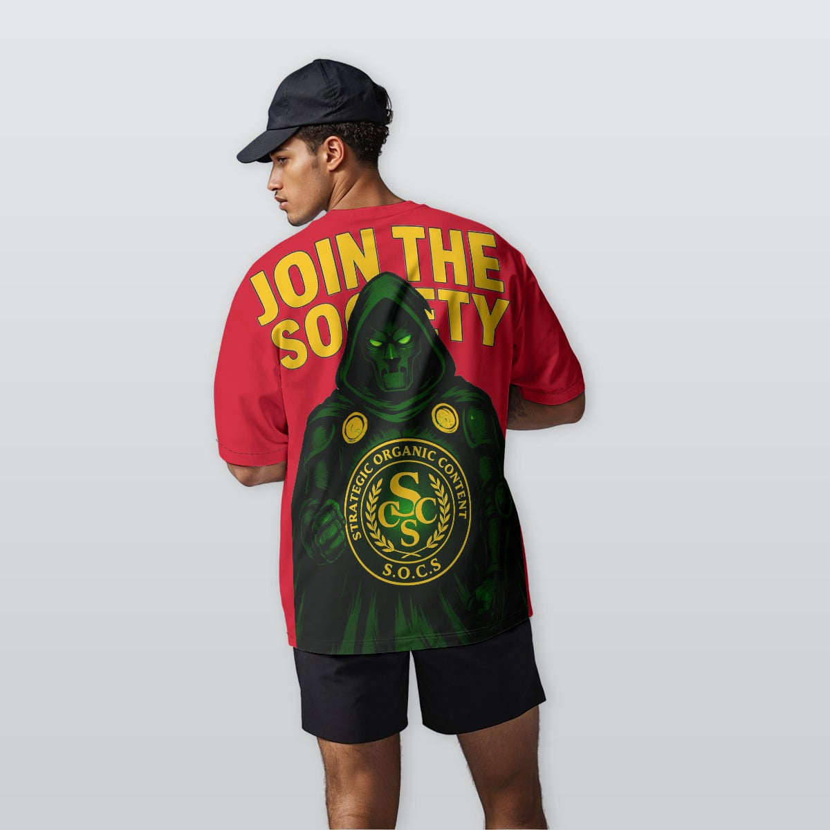 Urban Streetwear Society Heavyweight Cotton Crewneck T-Shirt