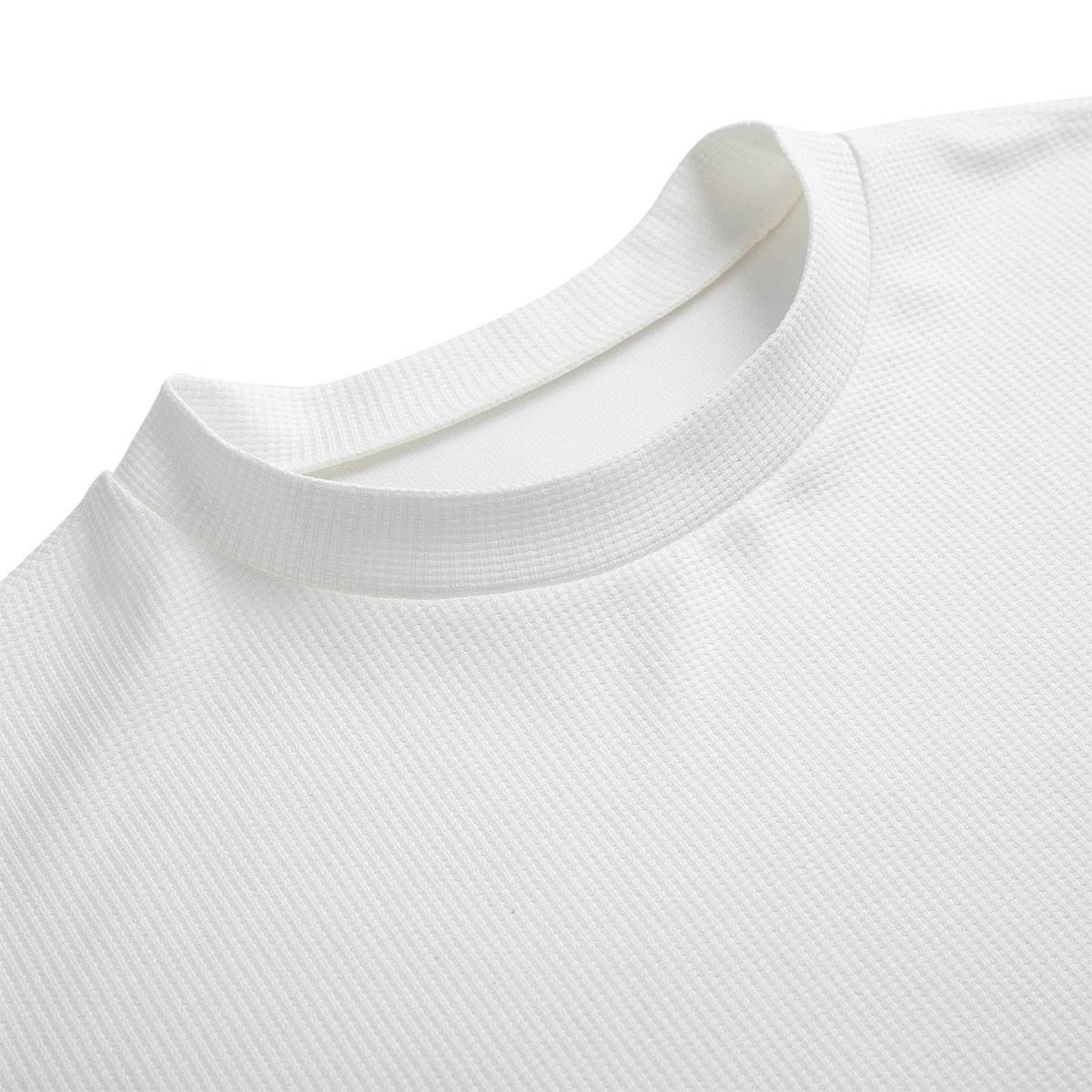 Chosen All-Over White Print Unisex Drop-shoulder T-shirt
