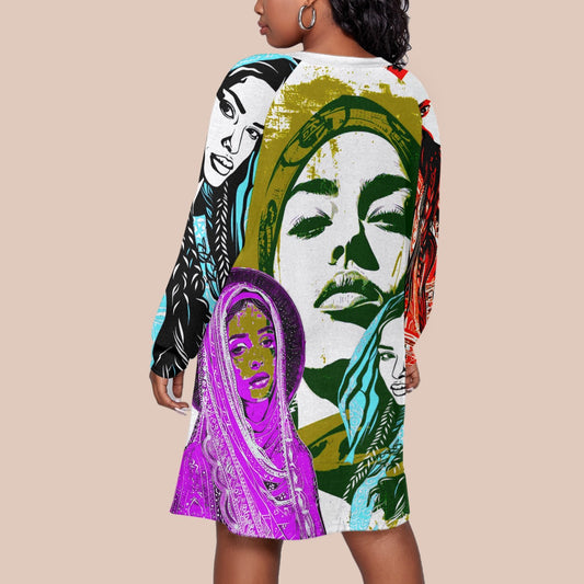 We Are Israel Women's Dress With Raglan Sleeve