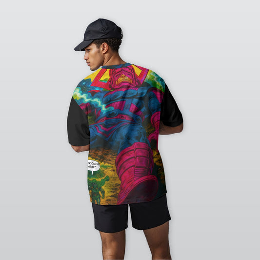 Urban Streetwear SOCS Society Print Men’s Heavyweight Cotton Crewneck T-Shirt|230GSM Cotton