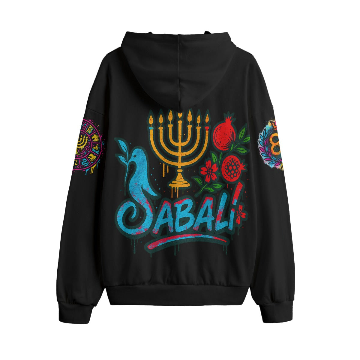 Sabali Patience All-Over Print Unisex Plus Fleece Pullover Hoodie