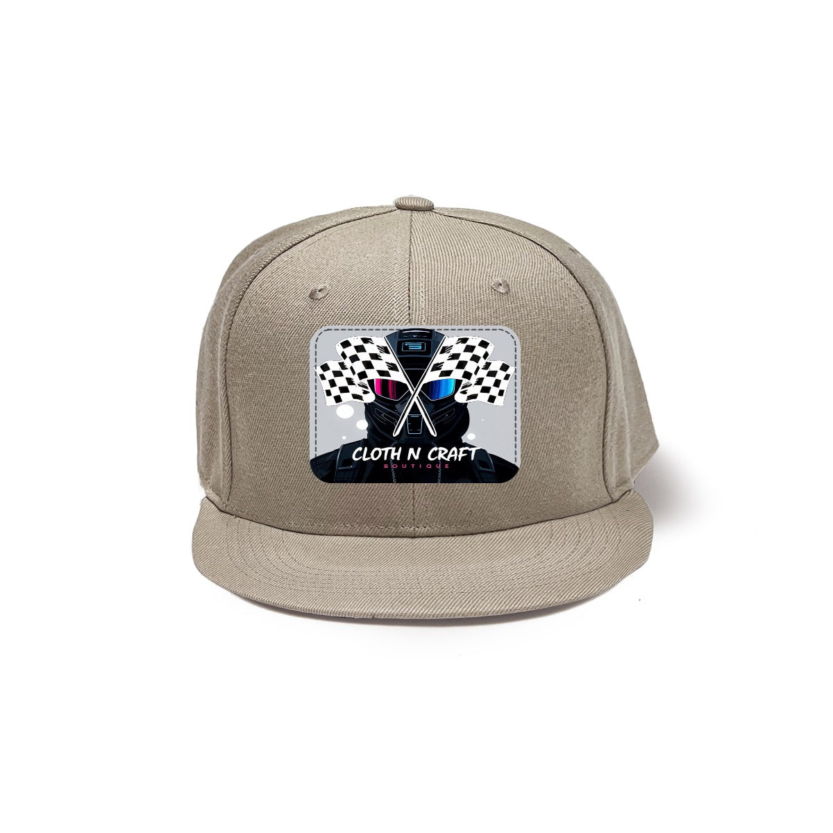 Snapback Hat with Metal Buckle