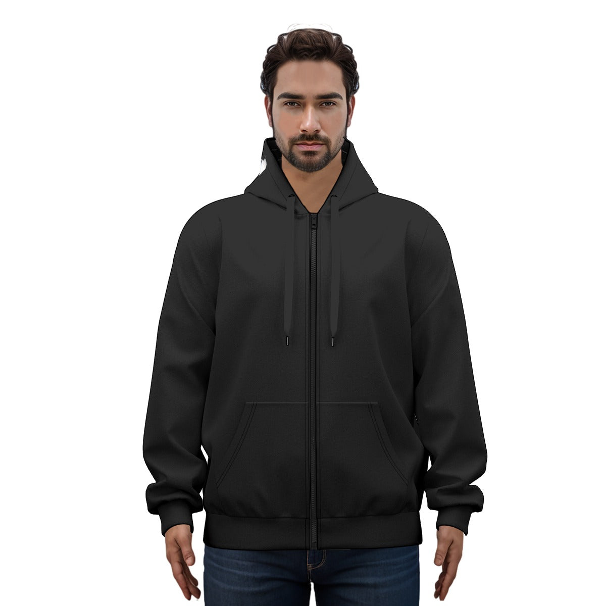 All-Over Print Unisex Pullover Hoodie With Zipper Closure | 310GSM Cotton