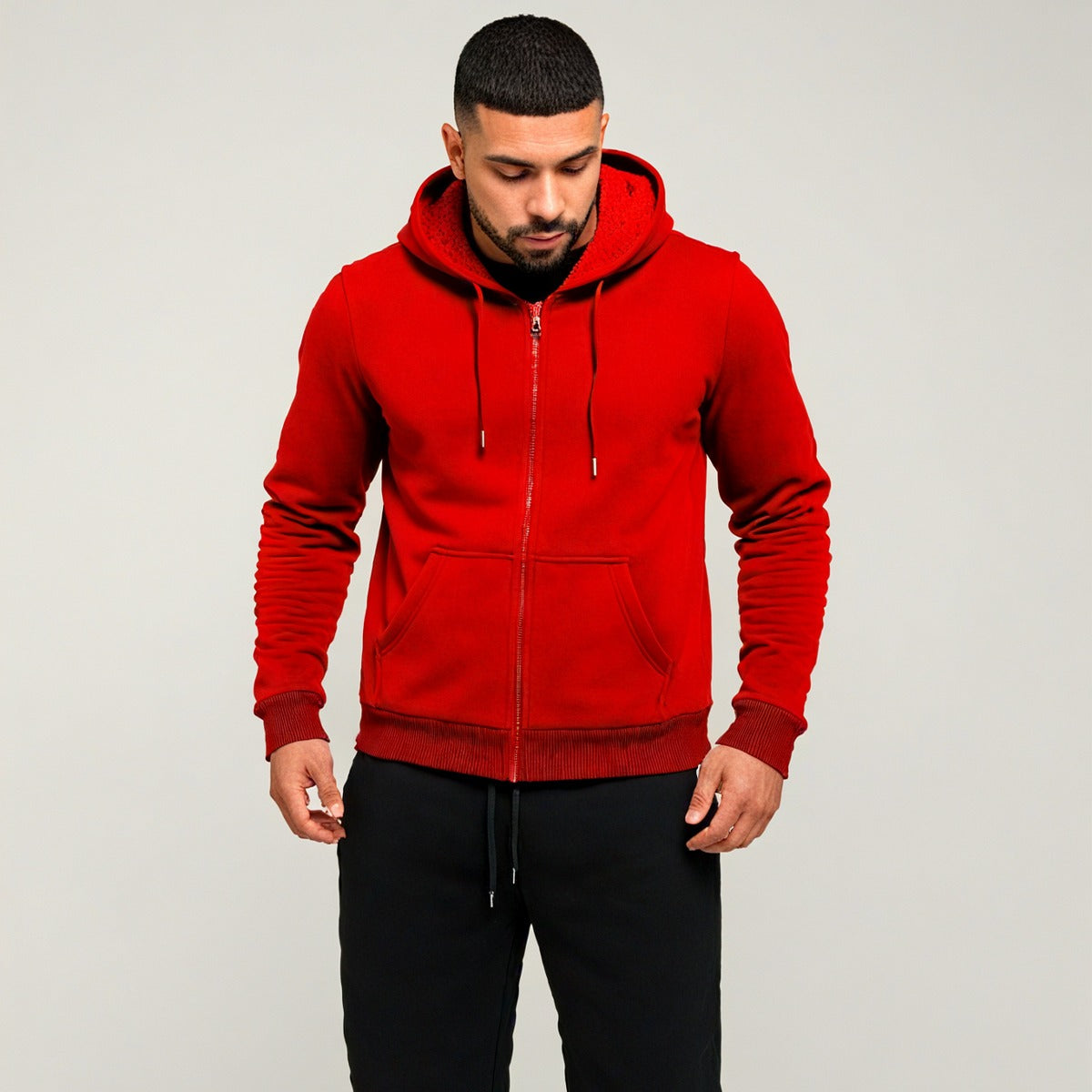 Men's Fleece Long Sleeve Jacket For the USA