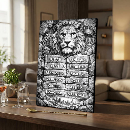 Vertical Framed Canvas Wall Art
