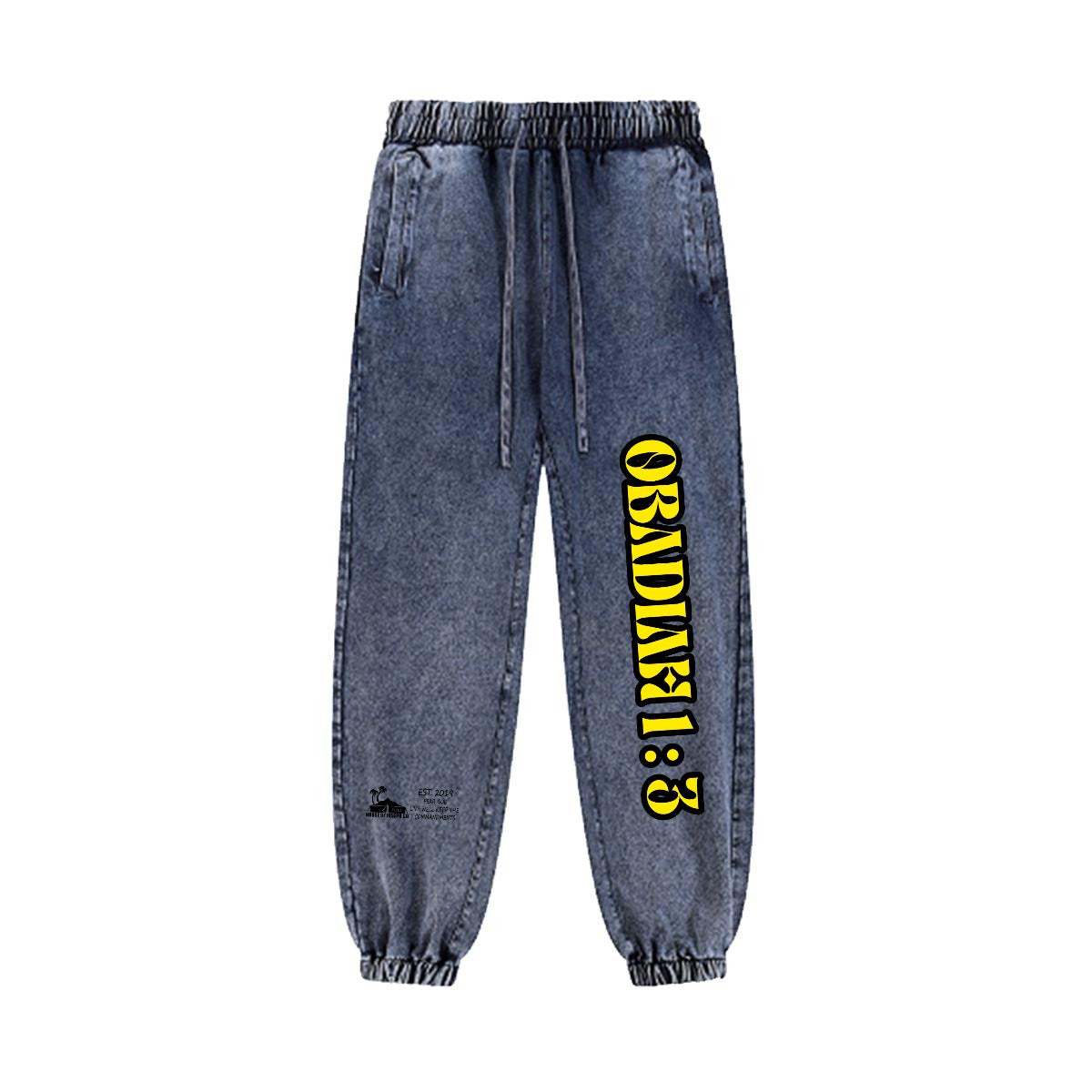 Men’s Vintage Wash Jogger Sweatpants|380GSM DTG