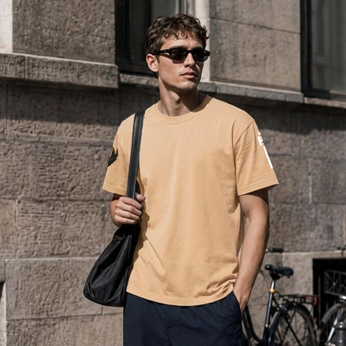 Men's Heavyweight Crew Neck T-Shirt|DTF