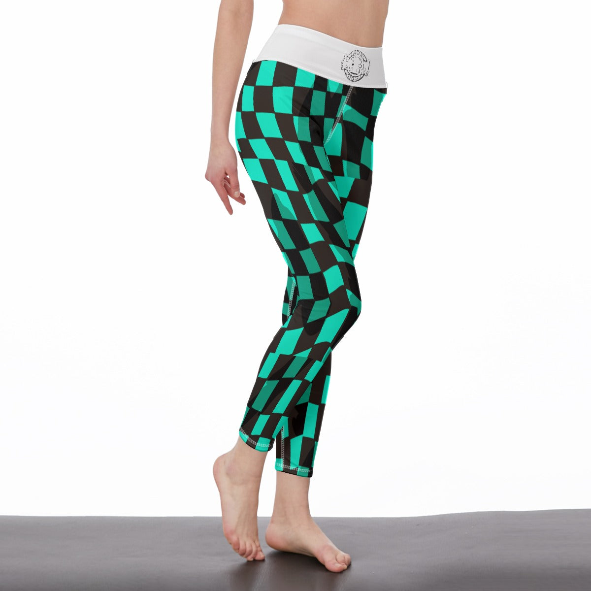 Tanjiro Slayer Of Demons Women’s High-Waisted Yoga Pants|210GSM