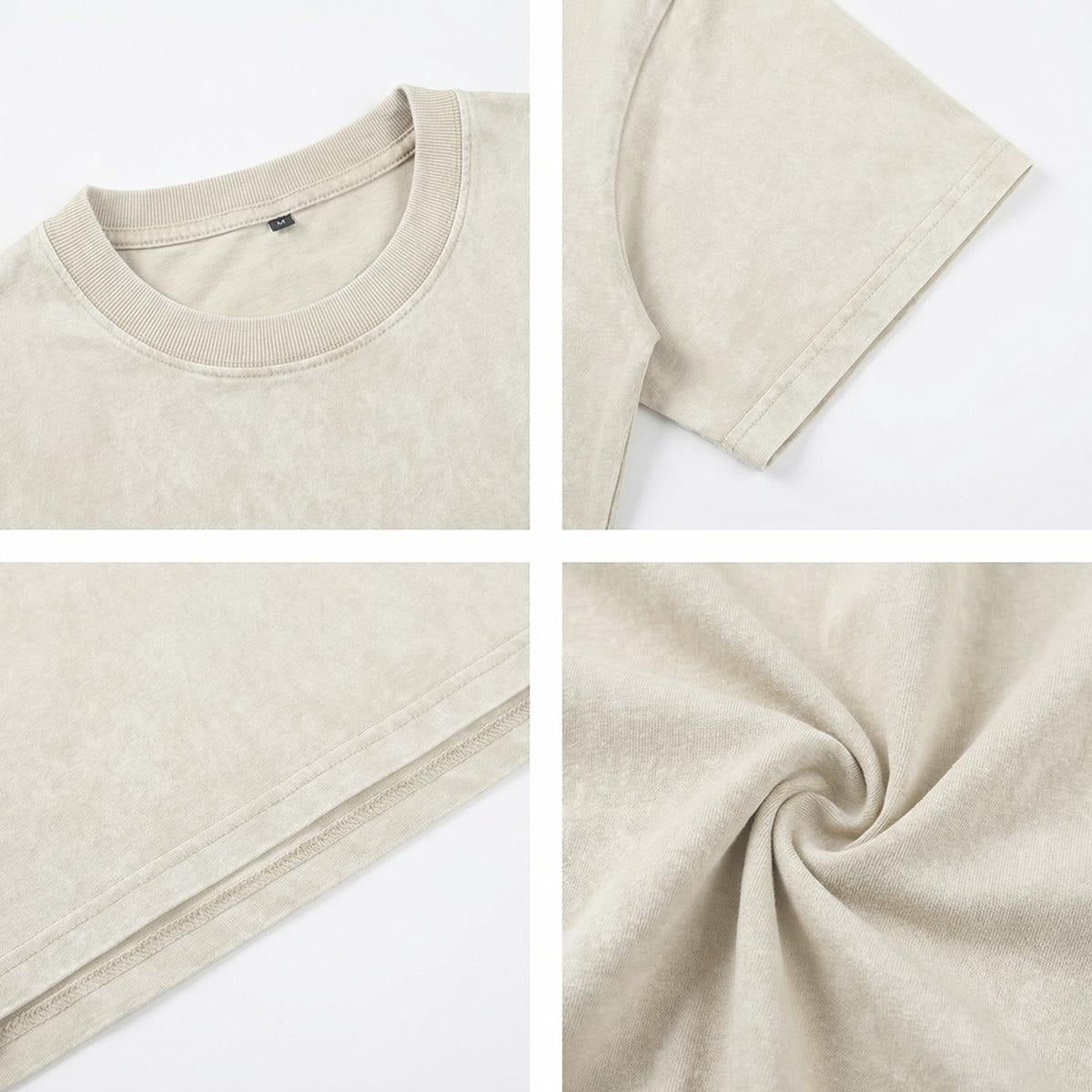 Unisex Heavyweight Washed Drop Shoulder T-Shirt|250GSM DTG